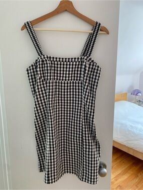 Black & White Gingham Dress